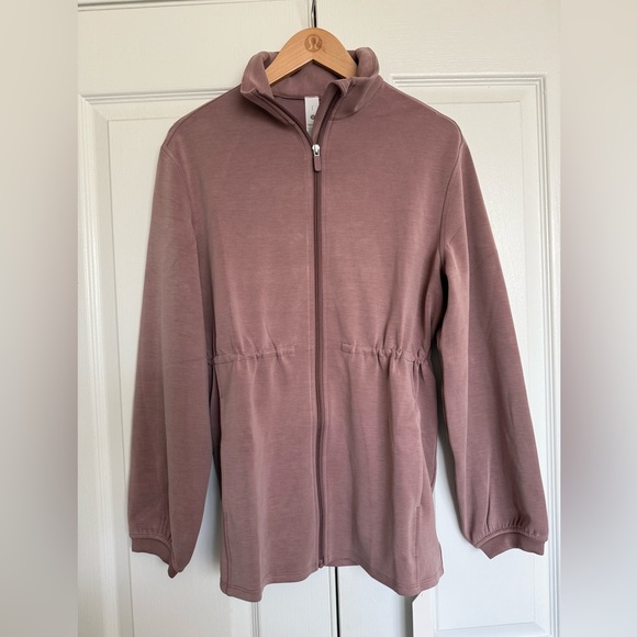 Lululemon Softstreme Cinch-Waist Full-Zip Jacket Twilight Rose (NWT) - Picture 7 of 13